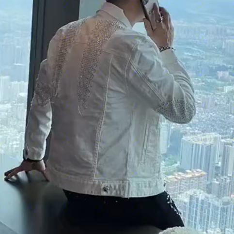 Crystal Denim Jacket