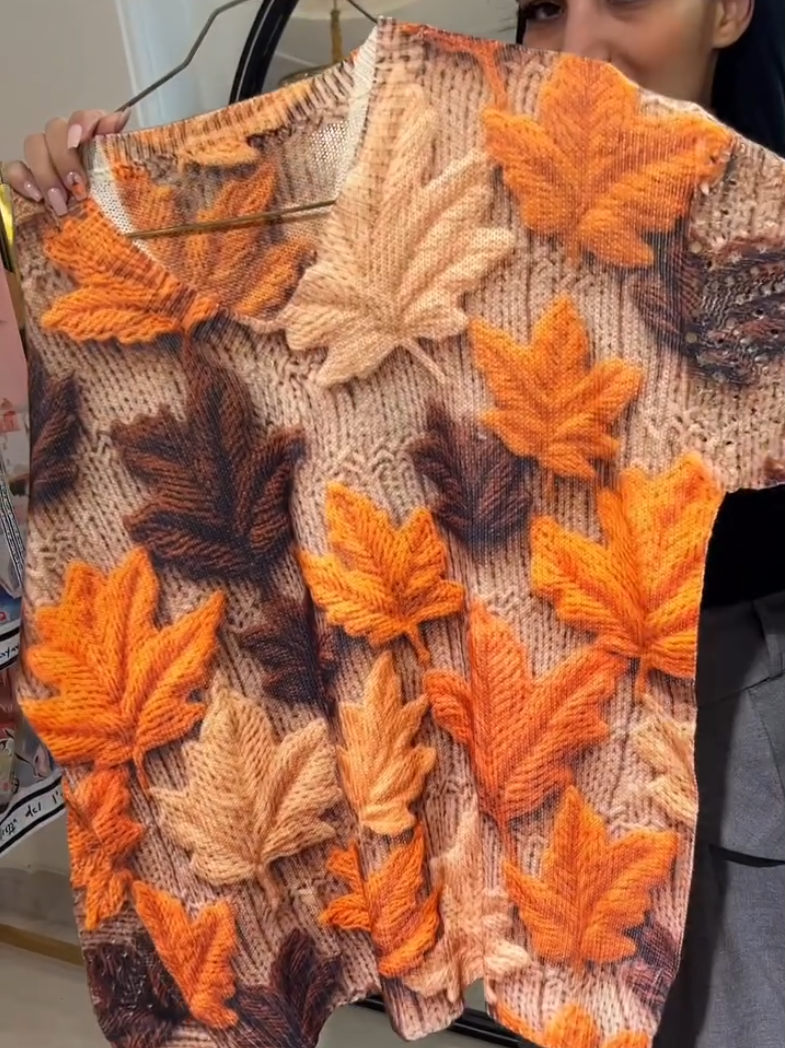 Women's Maple Leaf Knit