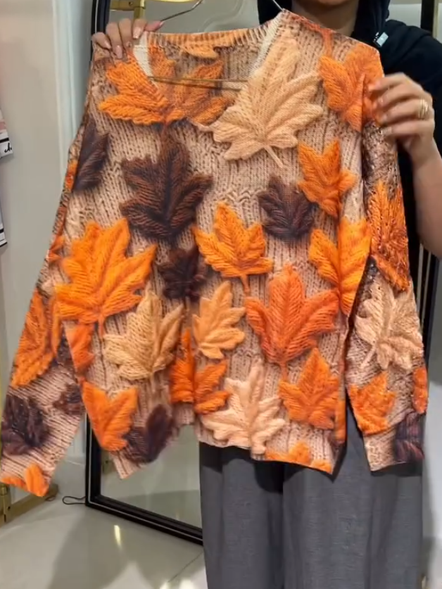 Women's Maple Leaf Knit