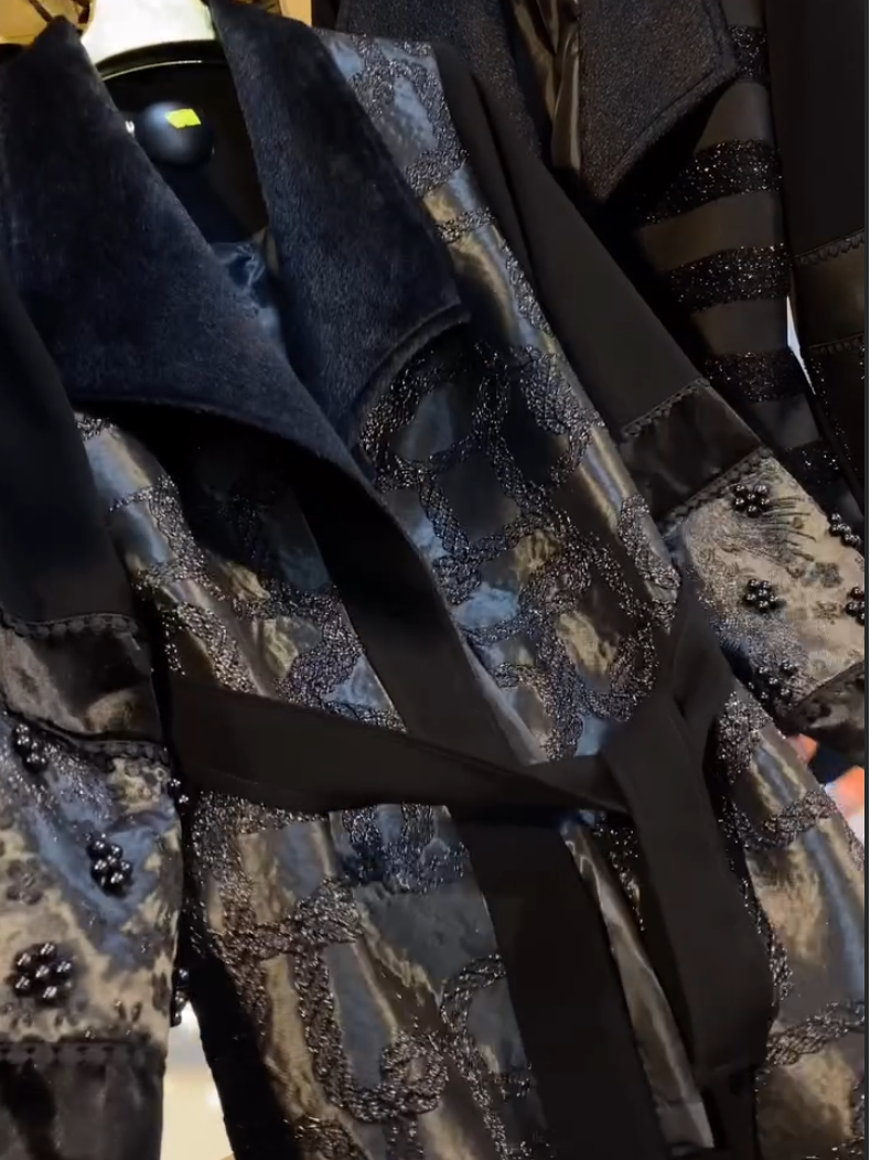 Women's Trench Leather Coat