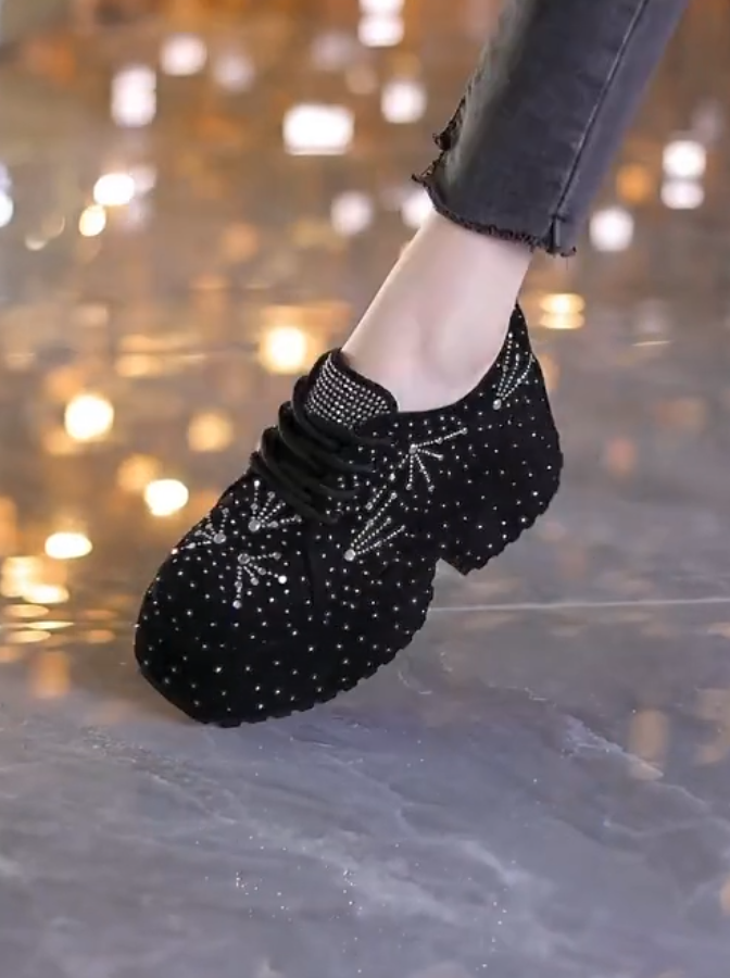 Firework Crystal Platform Shoes