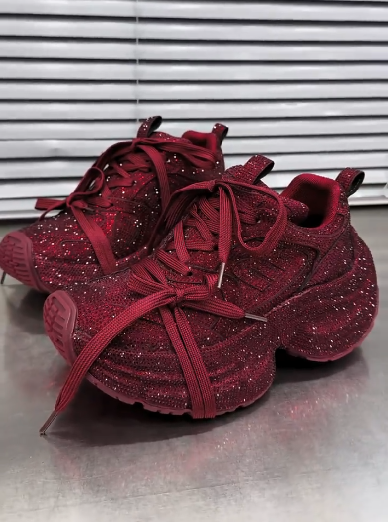 Crystal Platform Sneakers