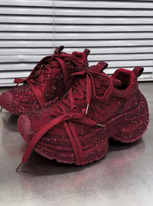 Crystal Platform Sneakers