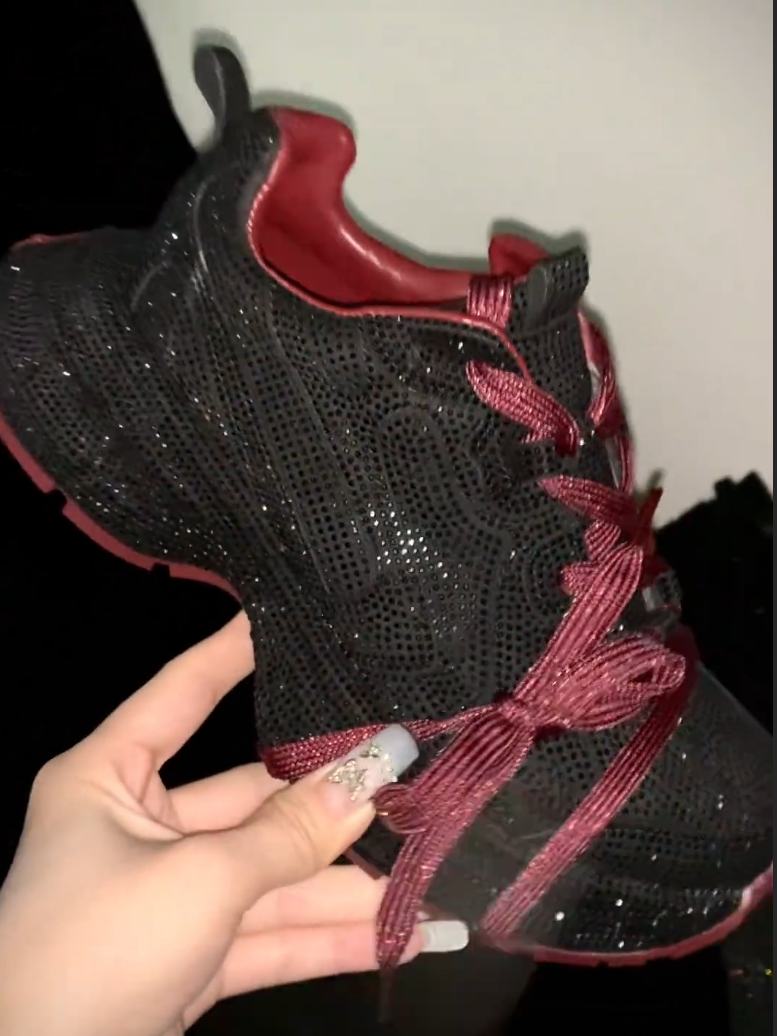 Crystal Platform Sneakers