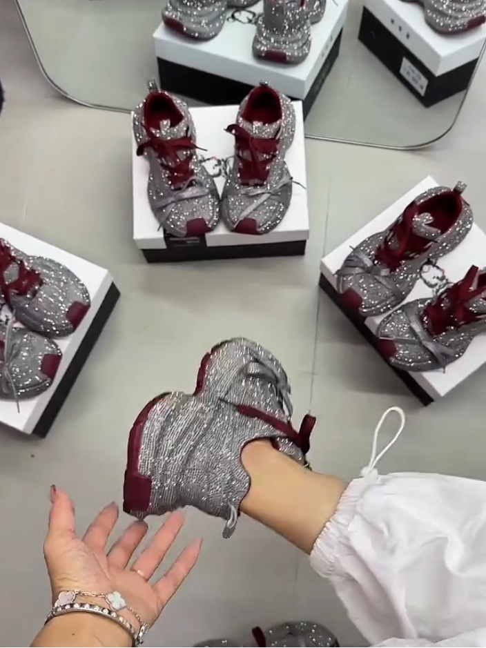 Crystal Platform Sneakers