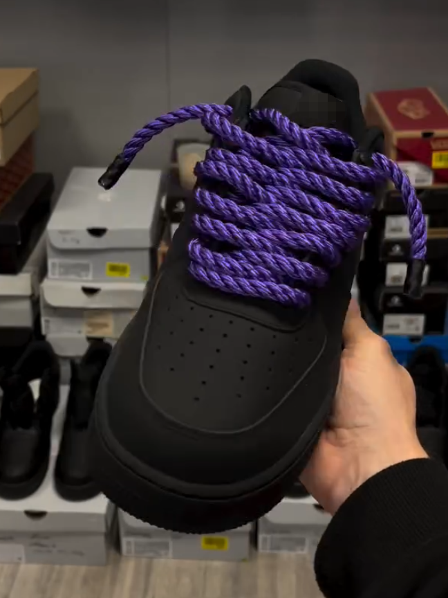 Custom Black Skate Shoes