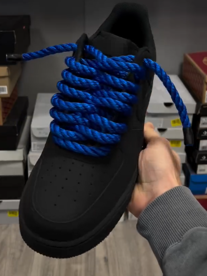 Custom Black Skate Shoes
