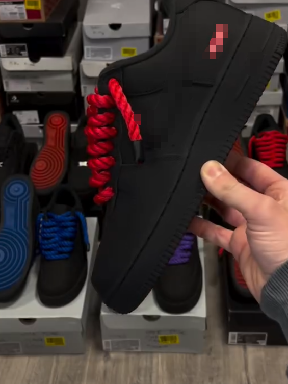 Custom Black Skate Shoes