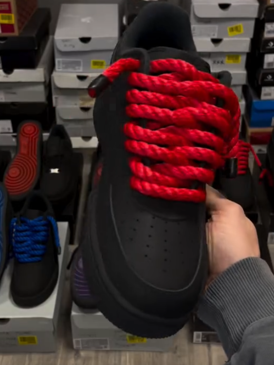 Custom Black Skate Shoes