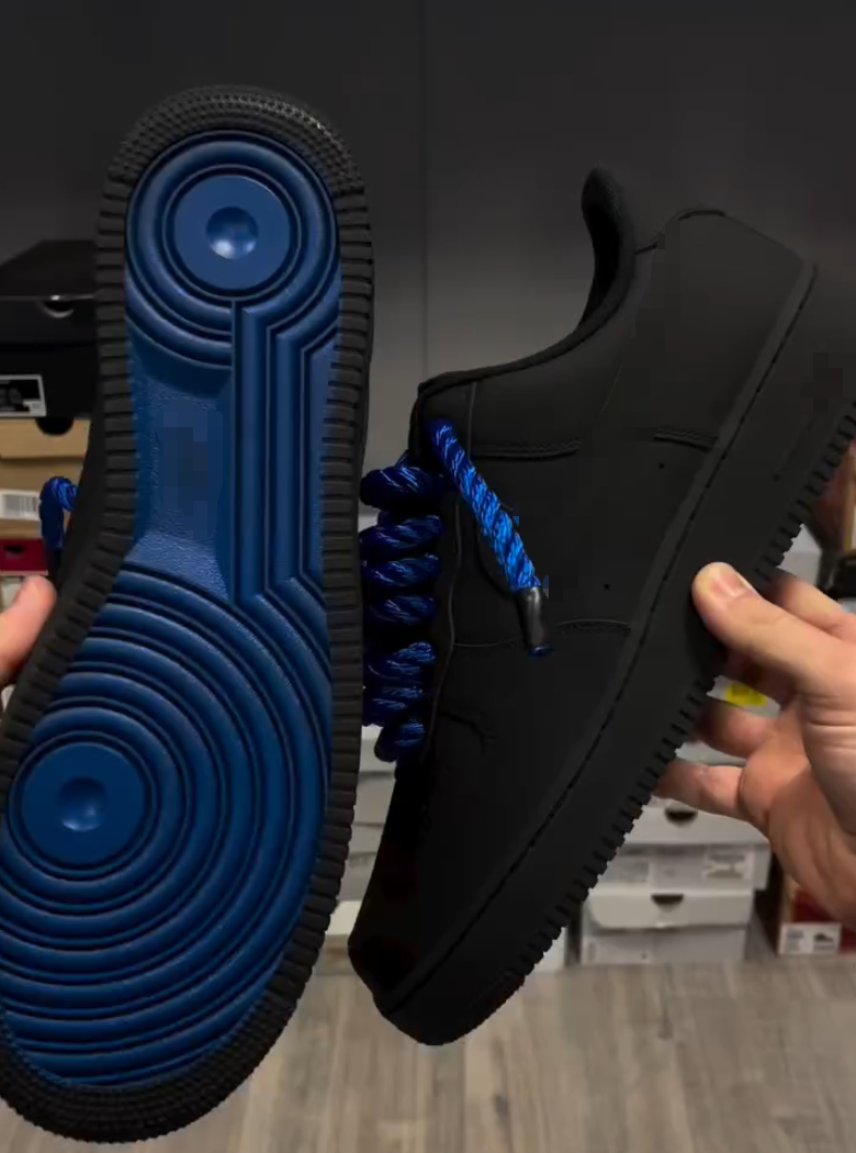Custom Black Skate Shoes