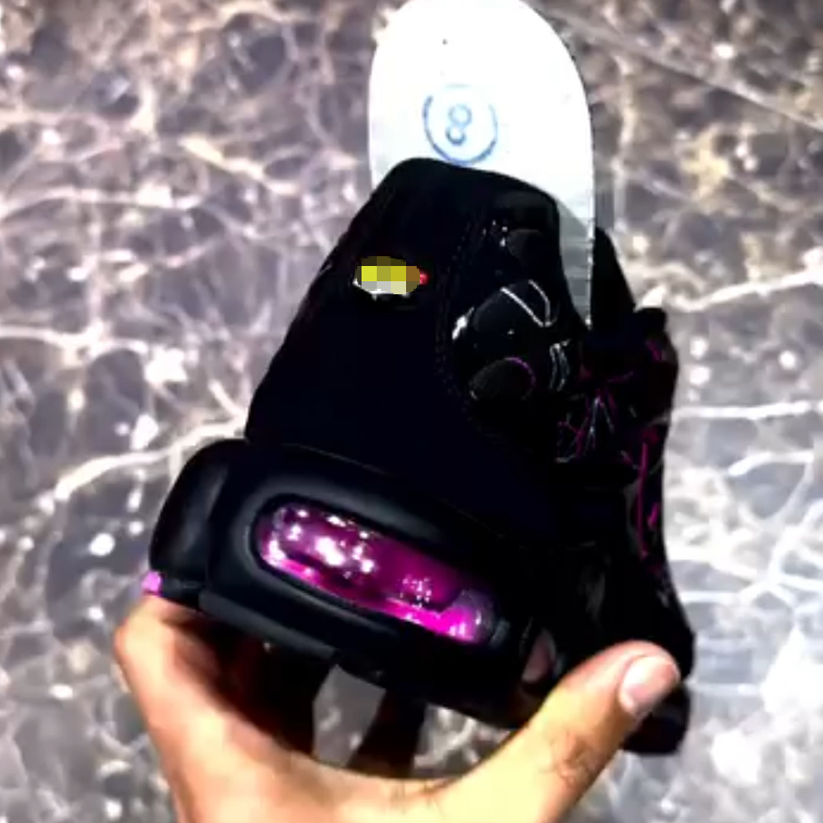 Pink-White Line Sneakers