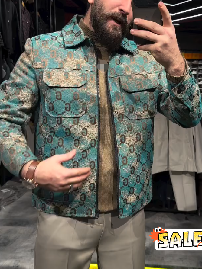 Sage Green Logo Jacket