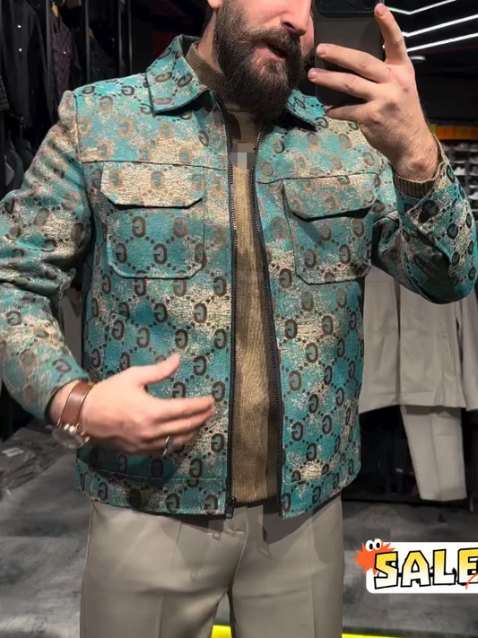 Sage Green Logo Jacket