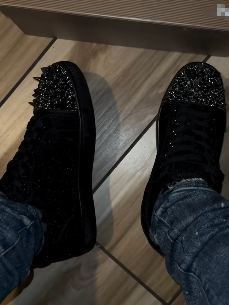 Panther Stud Skate Shoes