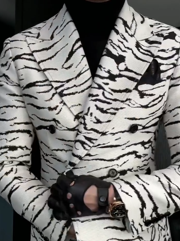 Zebra Code Blazer