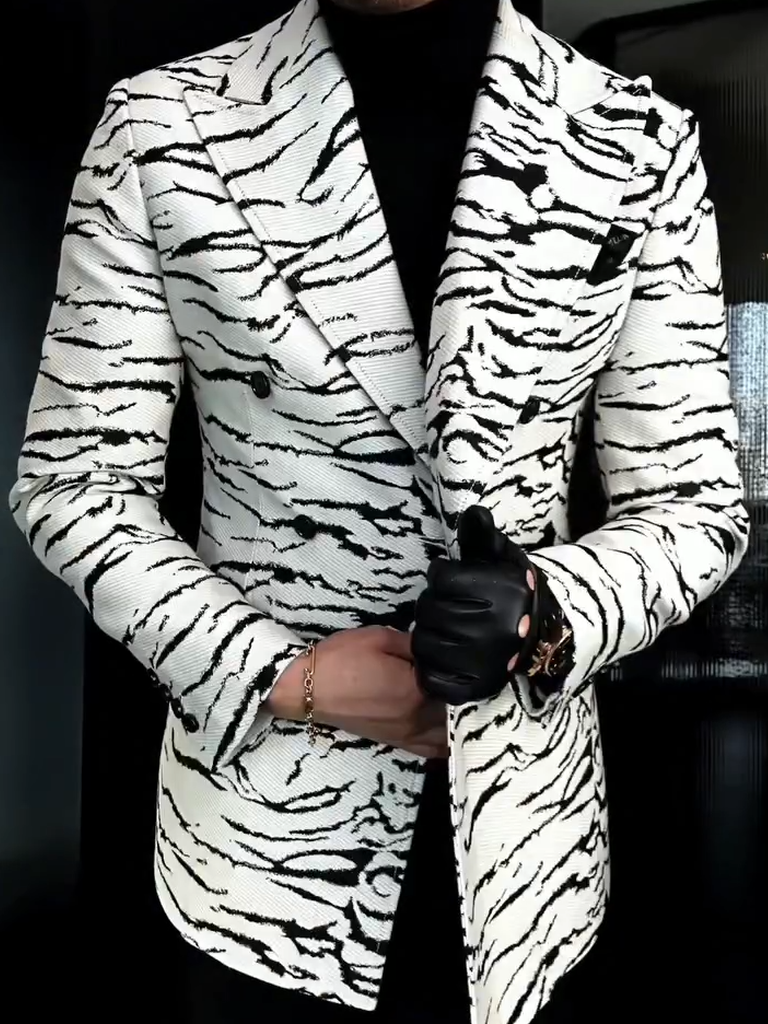 Zebra Code Blazer