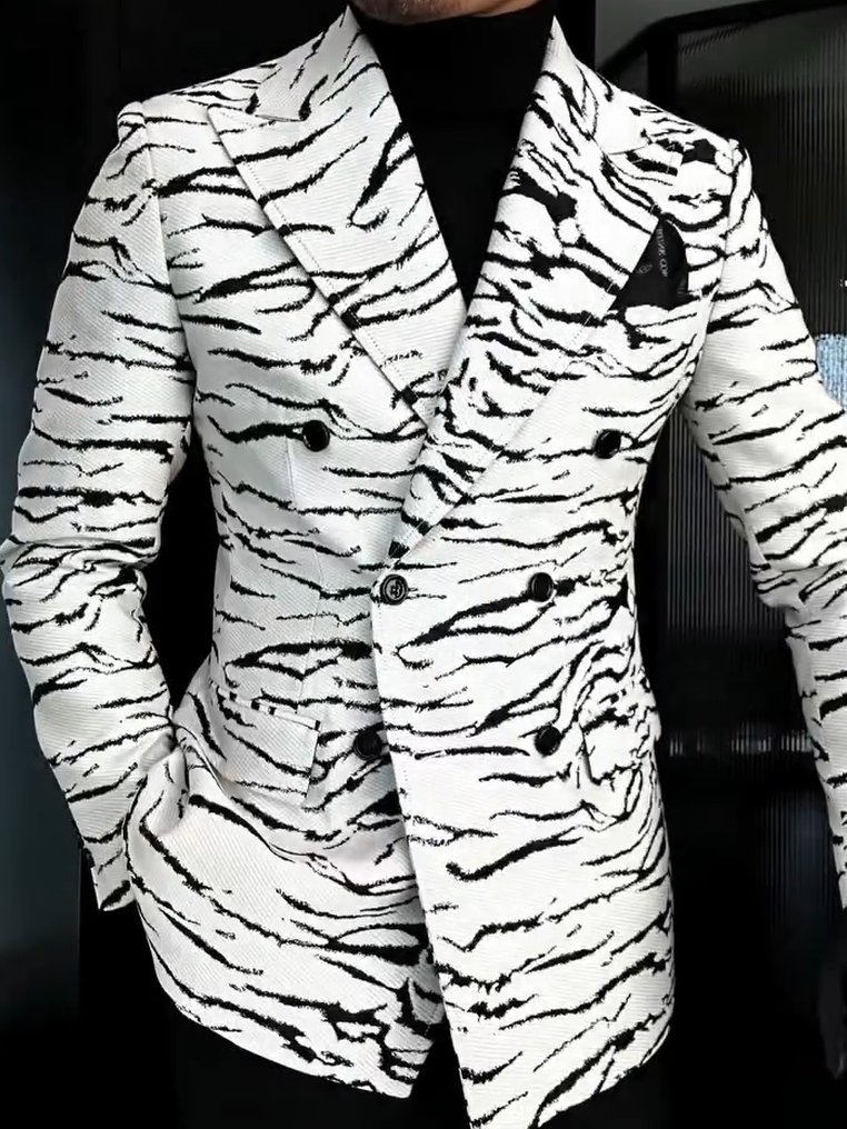 Zebra Code Blazer