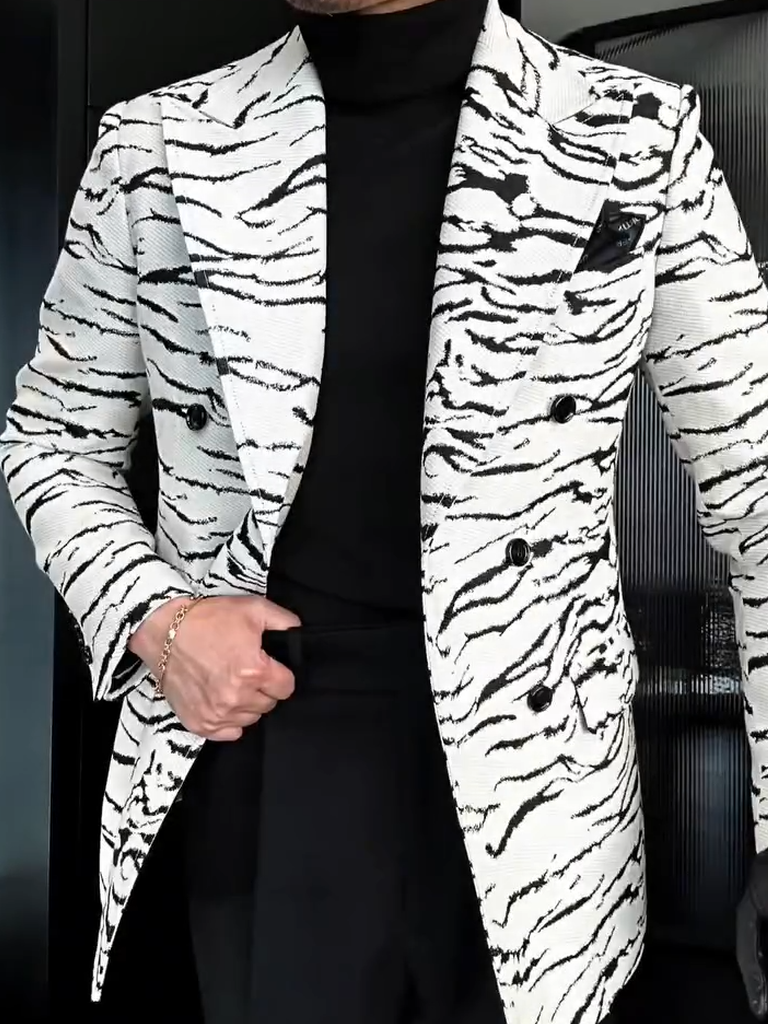 Zebra Code Blazer