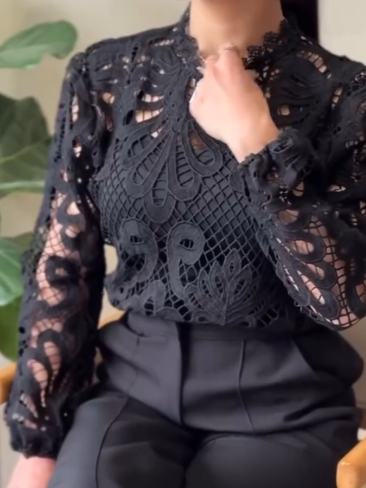 Lace Knit Top