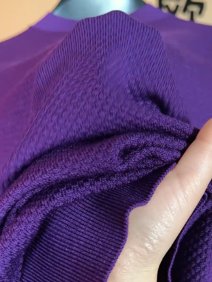 Royal Purple Knit Breathable Tee