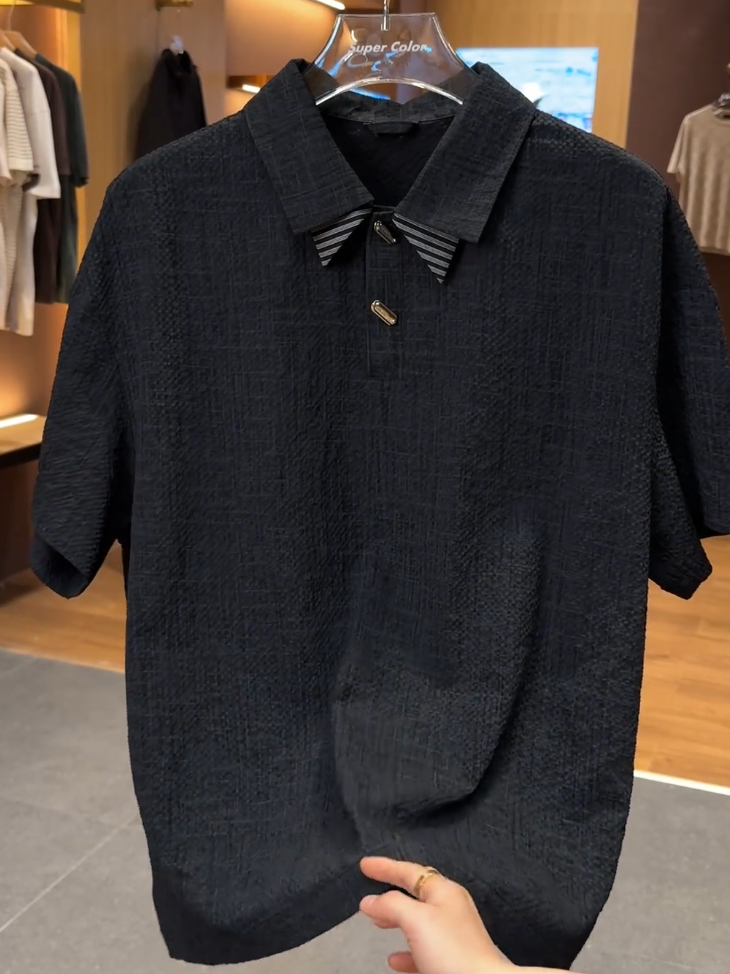 Linen-Cotton Solid Breathable Shirt
