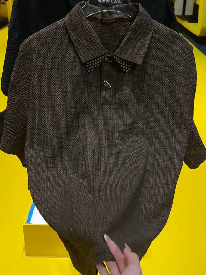 Linen-Cotton Solid Breathable Shirt