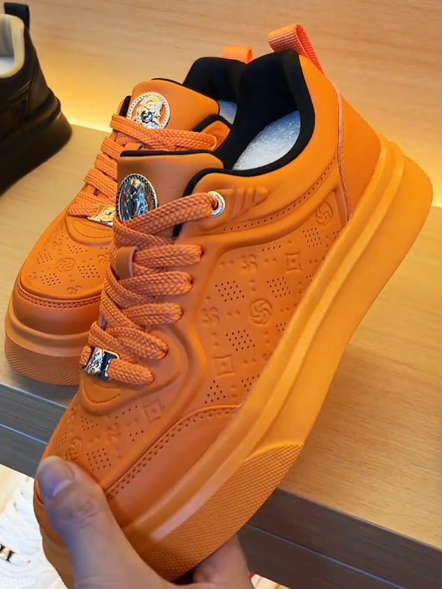 Medusa Leather Sneakers