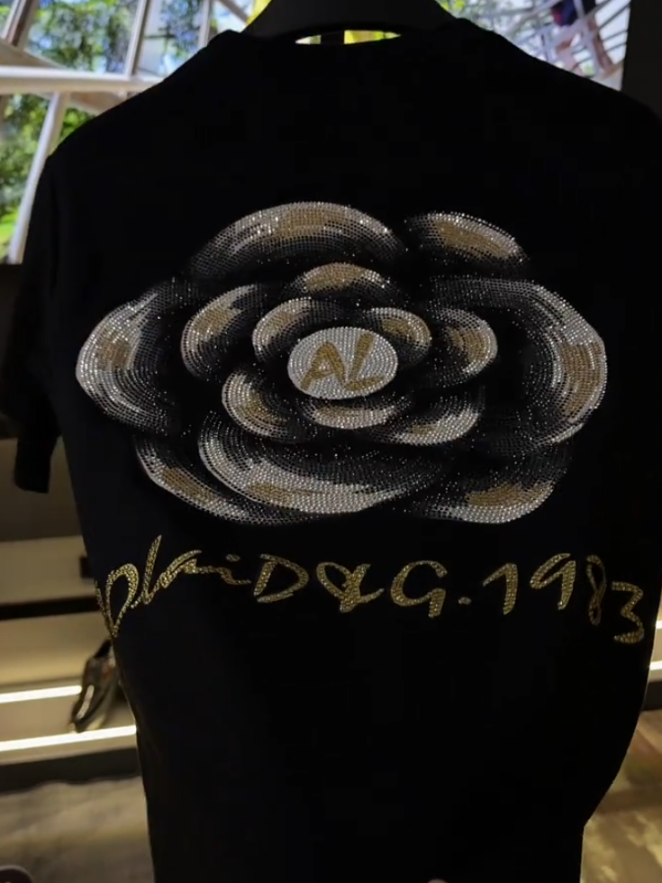 Crystal Camellia Tee
