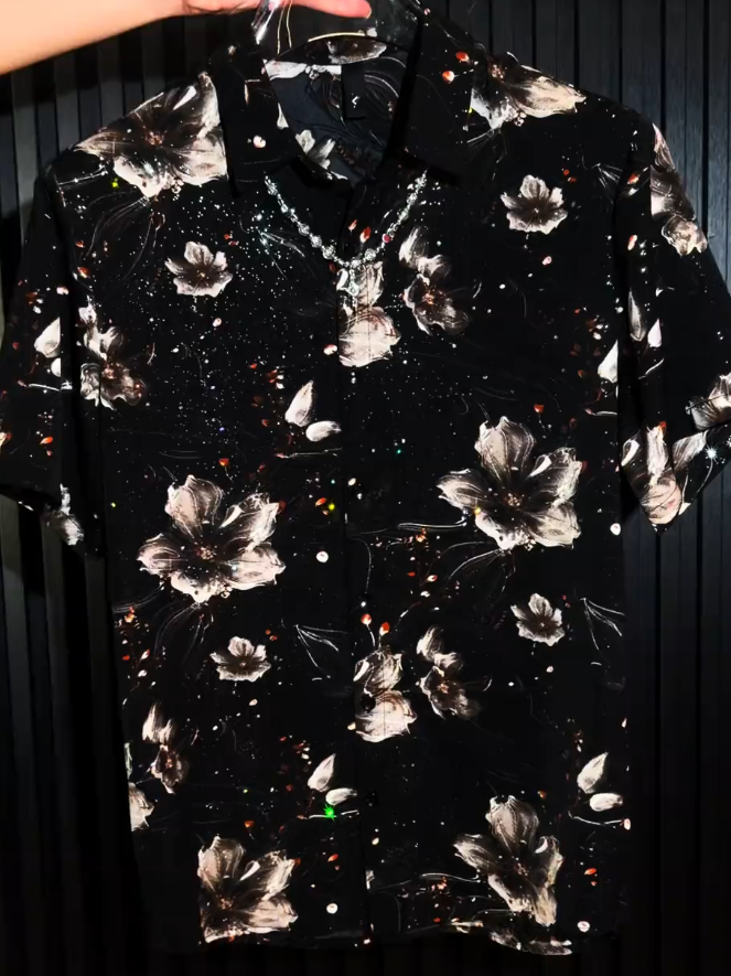 Sequin Flower Shirt