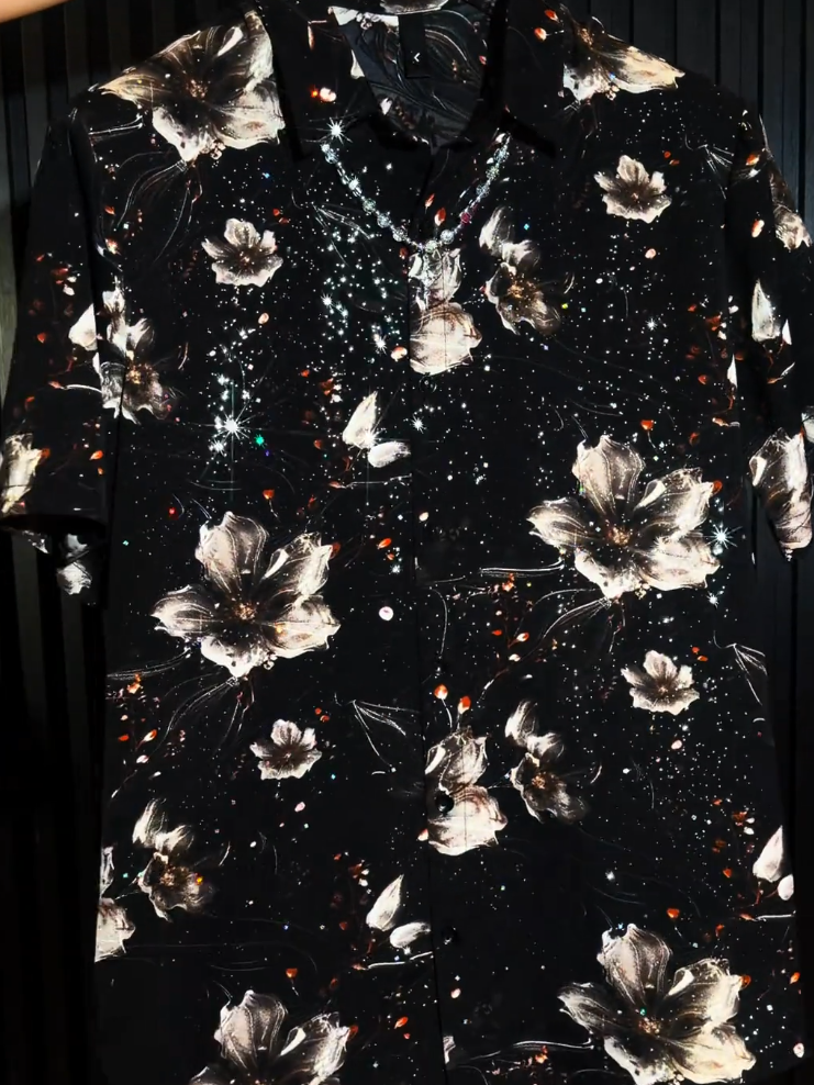 Sequin Flower Shirt