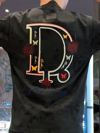 Colorful Letter Shadow Tee