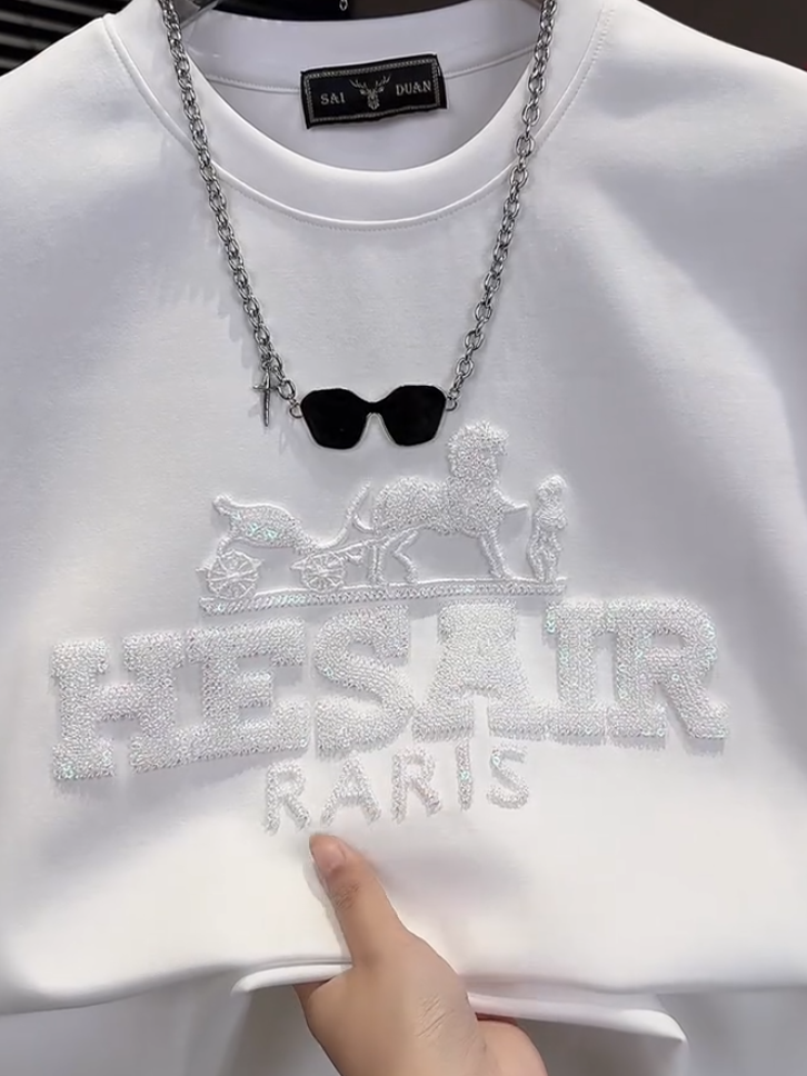 Carriage Sequin Tee