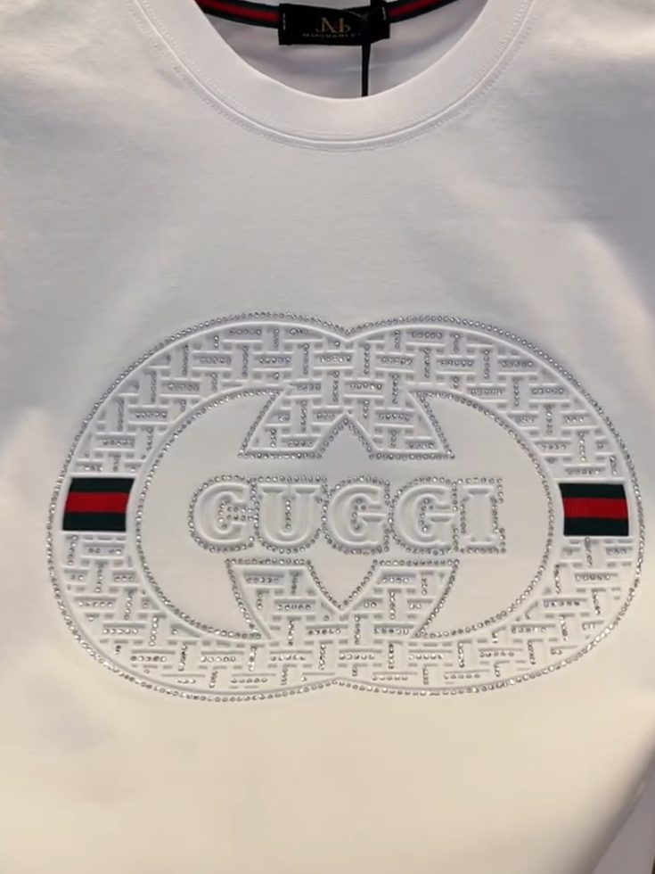 Double-Ring Sequin Tee
