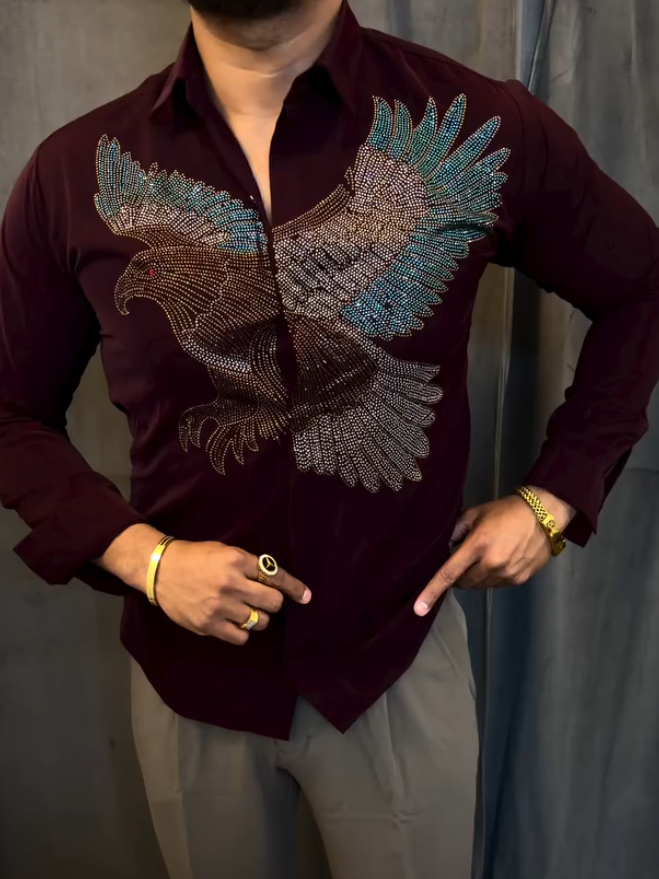 Sequin Eagle Shirt