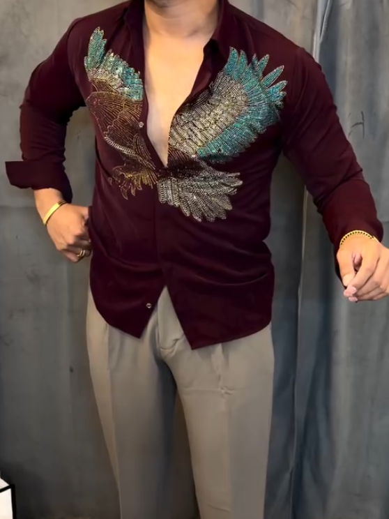 Sequin Eagle Shirt