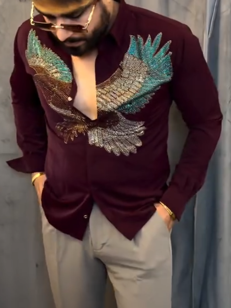 Sequin Eagle Shirt