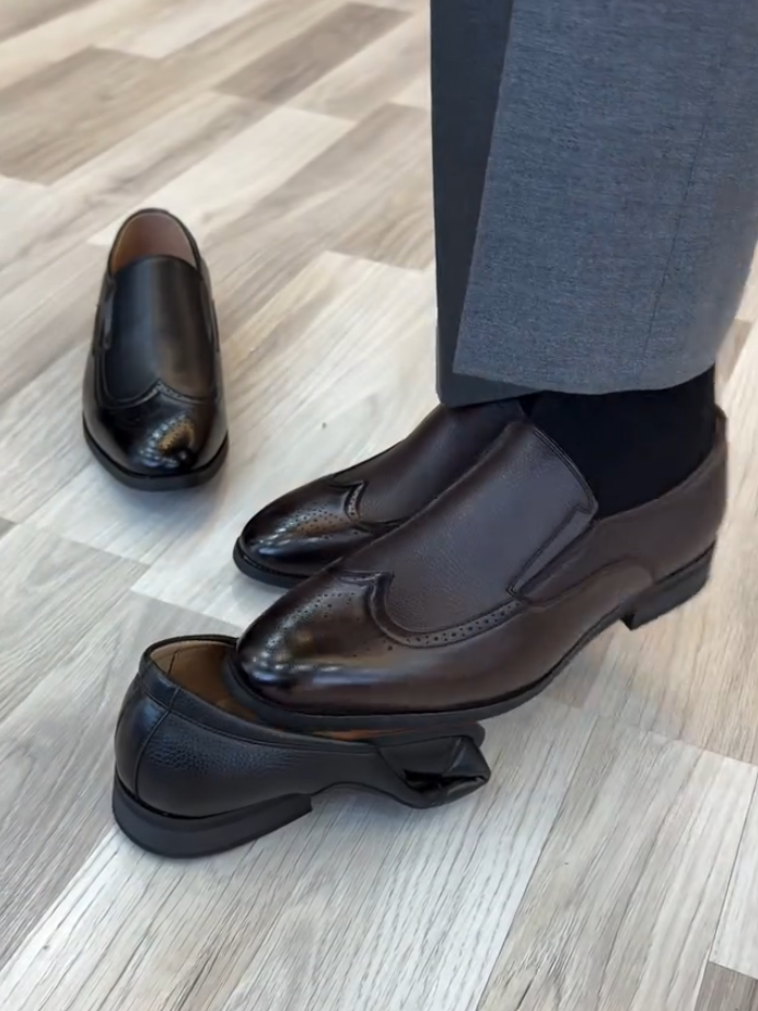 Ultra-Soft Slip-On Leather Shoes