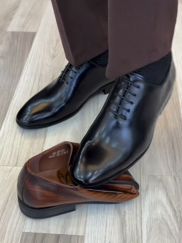 Lace-Up Leather Shoes