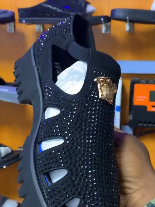 Full Crystal Sandals