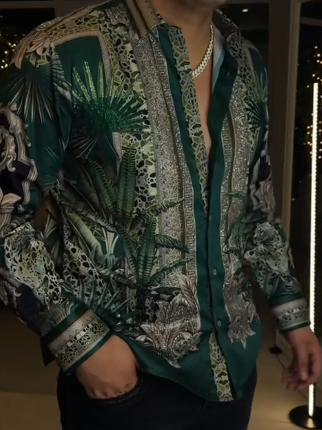 Green Crystal Shirt