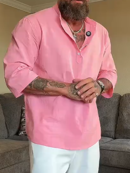 Pink Short-Sleeve Shirt