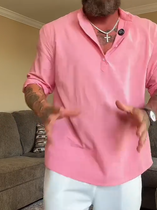 Pink Short-Sleeve Shirt