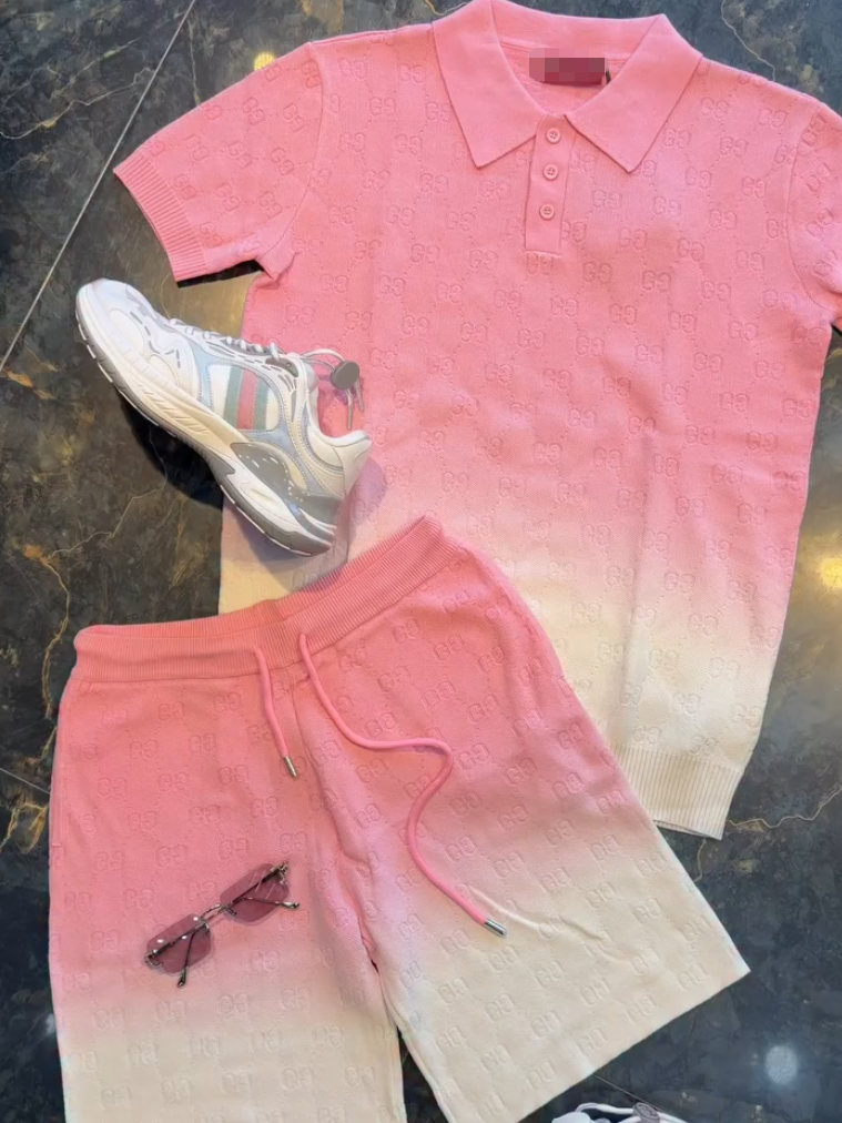 Peach Gradient Polo