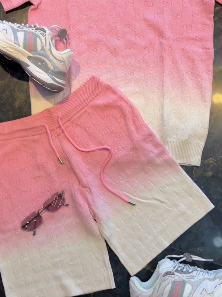 Peach Gradient Polo