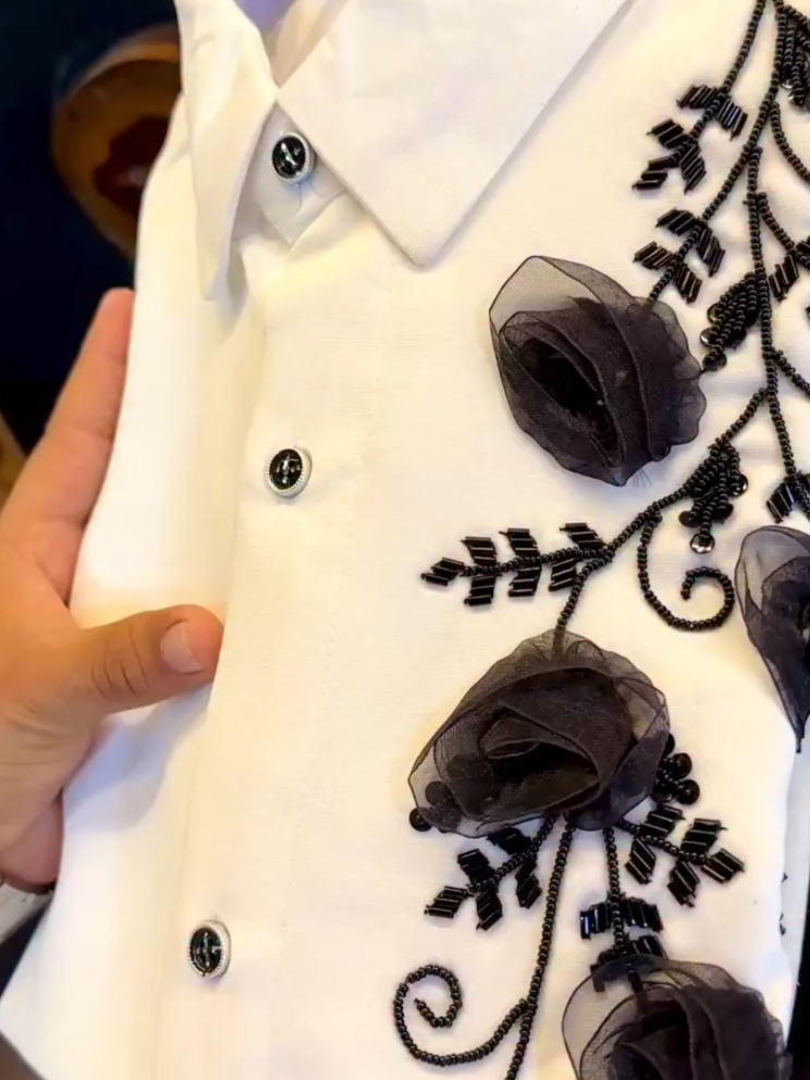 3D Flower Shirt