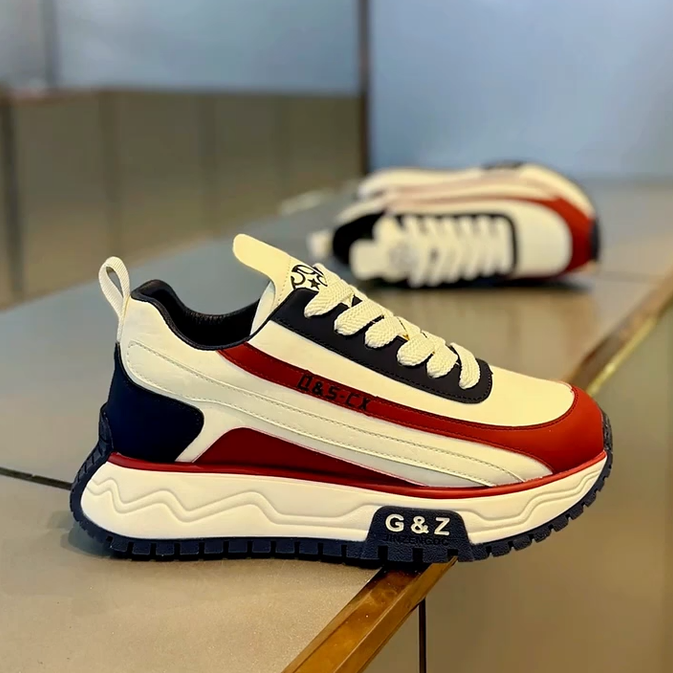 Black-White Archive Chunky Sneakers