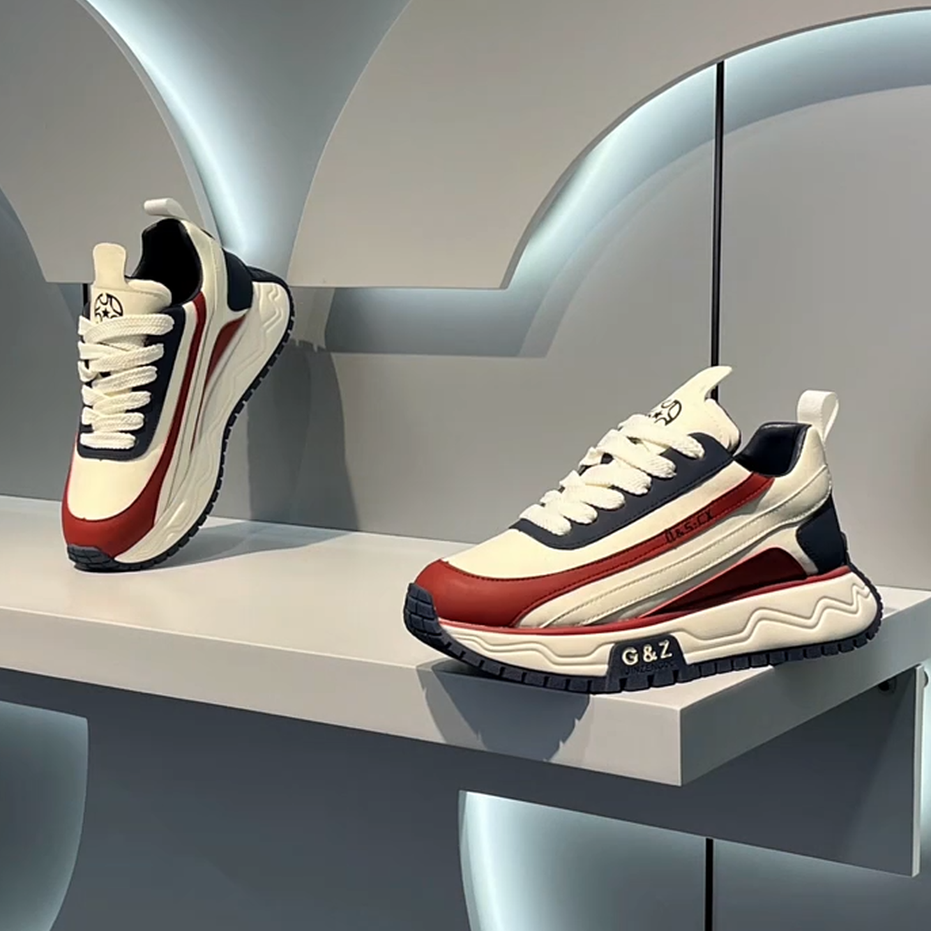 Black-White Archive Chunky Sneakers