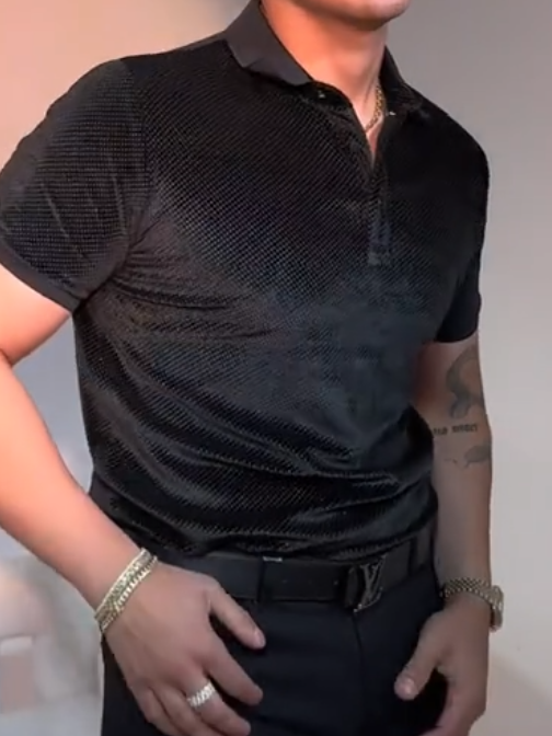Velvet Black Diamond Short Tee