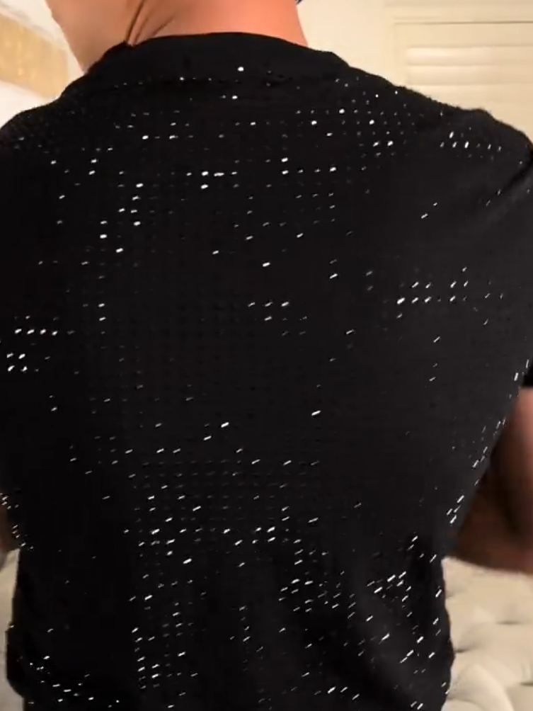 Pixel Crystal Black Tee