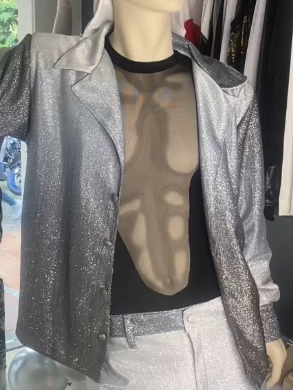 Galaxy Texture Blazer